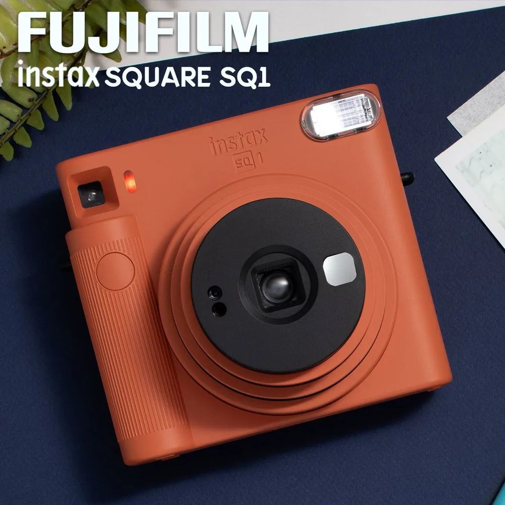 Фотоаппарат моментальной печати Fujifilm Instax SQUARE SQ1, оранжевый