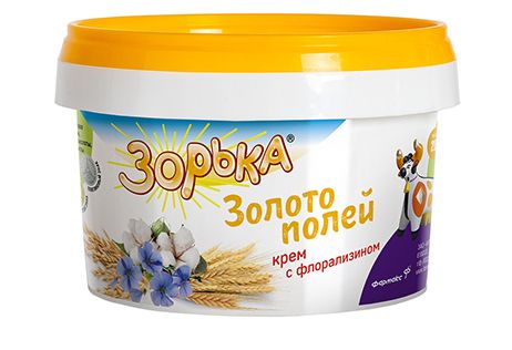 Зорька (Фармакс) Крем Золото полей для вымени дойных животных, с флорализином, фруктовый аромат, 200 г