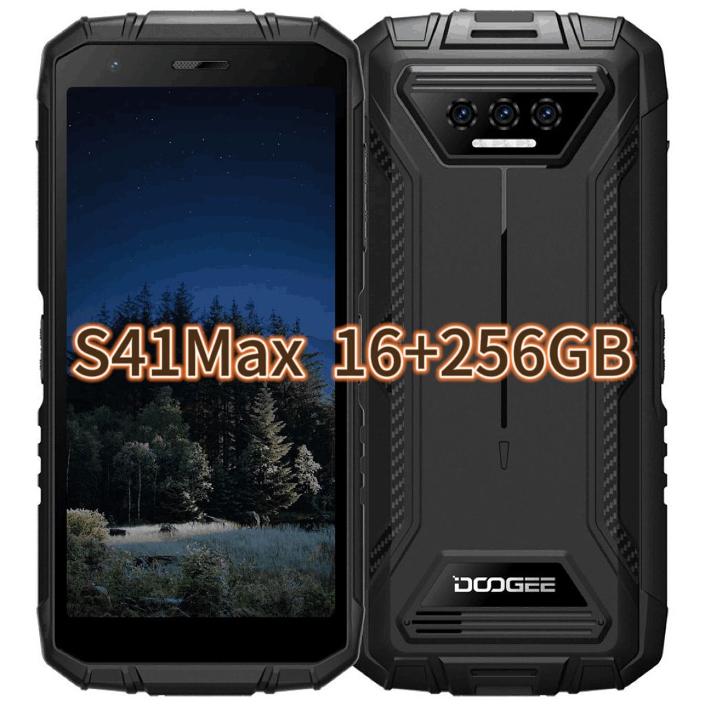 DoogeeСмартфонS41Max16ГБОЗУ(6ГБ+до10ГБрасширеннойОЗУ)+256ГБПЗУ6/256ГБ,черный