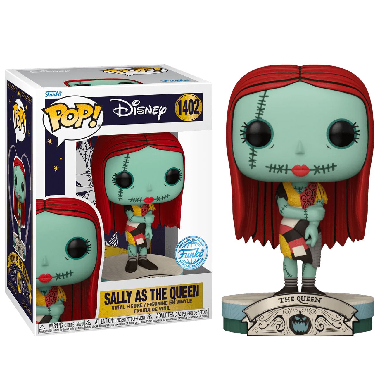 Фигурка Funko Pop! Nightmare Before Christmas: Sally as the Queen (Фанко  Поп Салли королева из мультика Кошмар перед Рождеством) - купить с  доставкой по выгодным ценам в интернет-магазине OZON (1375433076)