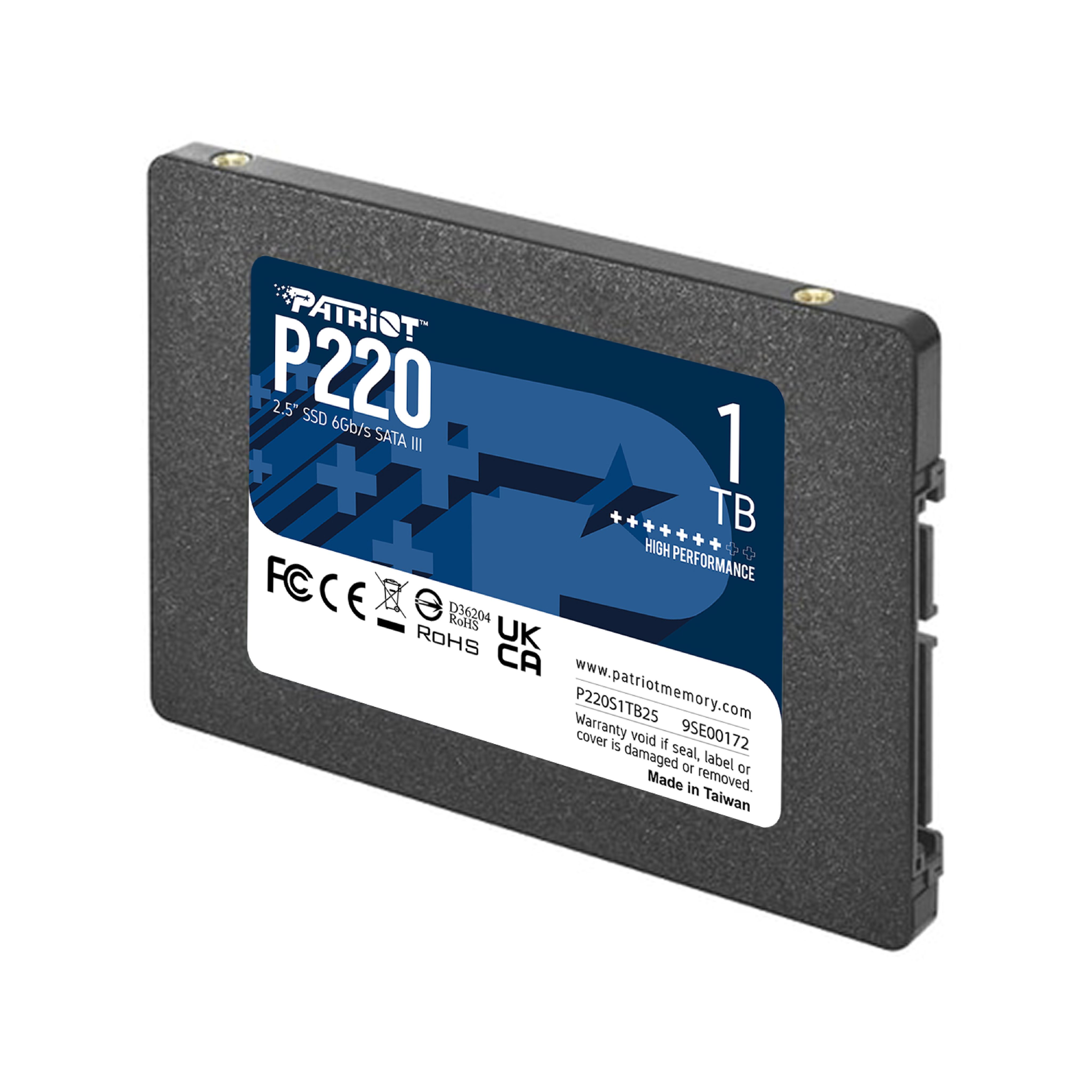 PatriotMemory1ТБВнутреннийSSD-дискP220(P220S1TB25)