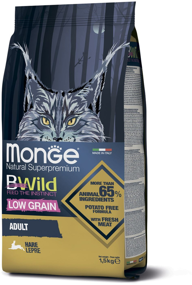 monge cat bwild low grain