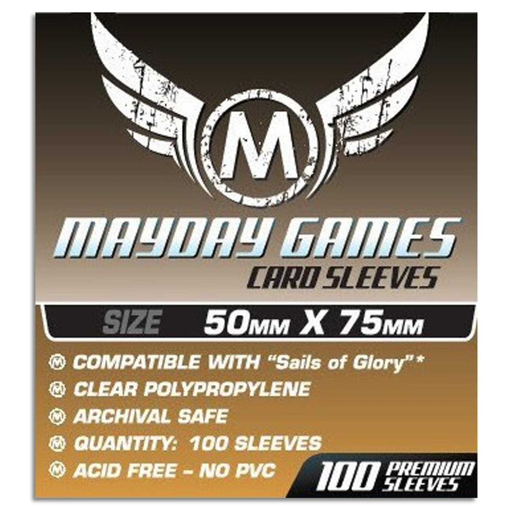 Протекторы Mayday: 50*75 Sails of Glory Standard 100шт. #1