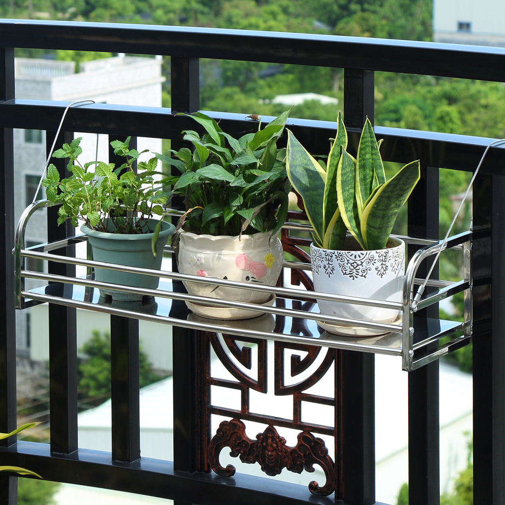 Подвесные полки для растений на балкон