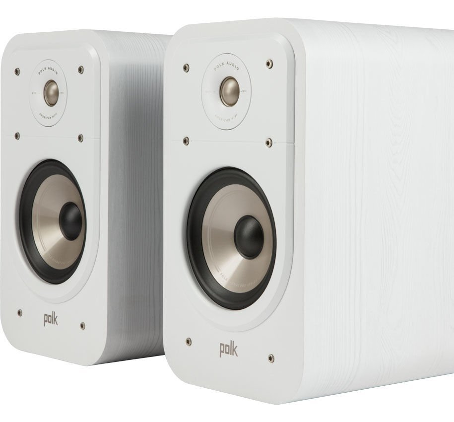 polk speakers white