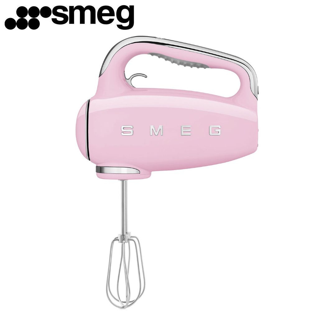 Миксер ручной электрический SMEG HMF01PKEU / мощность 250 Вт / 9 скоростей вращения / розовый  #1