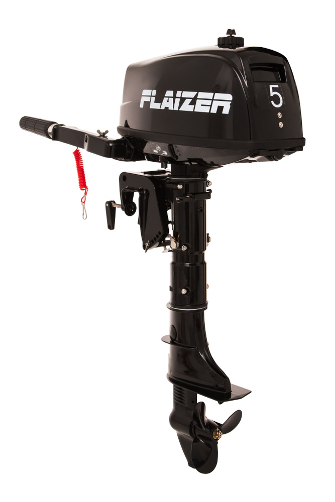 Лодочный мотор для лодки пвх бензиновый двухтактный Flaizer FZ5HS 5 л.с ...