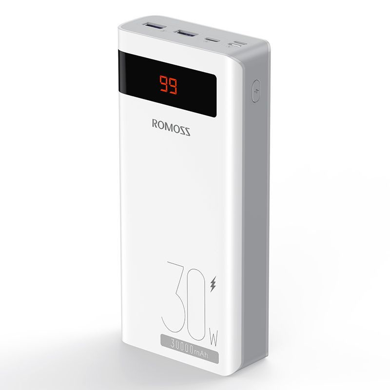 Внешний аккумулятор Romoss Sense 8PS Pro 30000мАч 30 Вт быстрая зарядка LED  #1