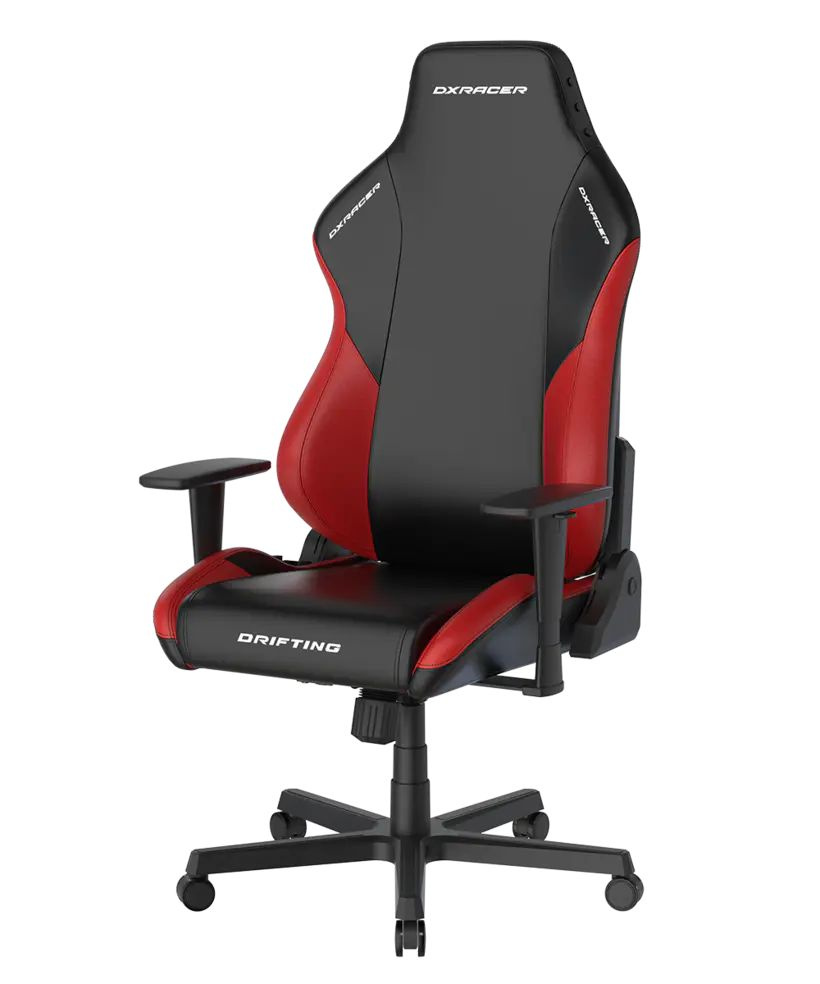 DxRacer Игровое компьютерное кресло Drifting C-NEO Leatherette-Black& Red-L, Red black  #1