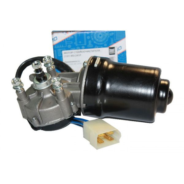 Мотор стеклоочистителя для ВАЗ 2101-2107, Нива, Ока с редуктором (Прамо)  #1