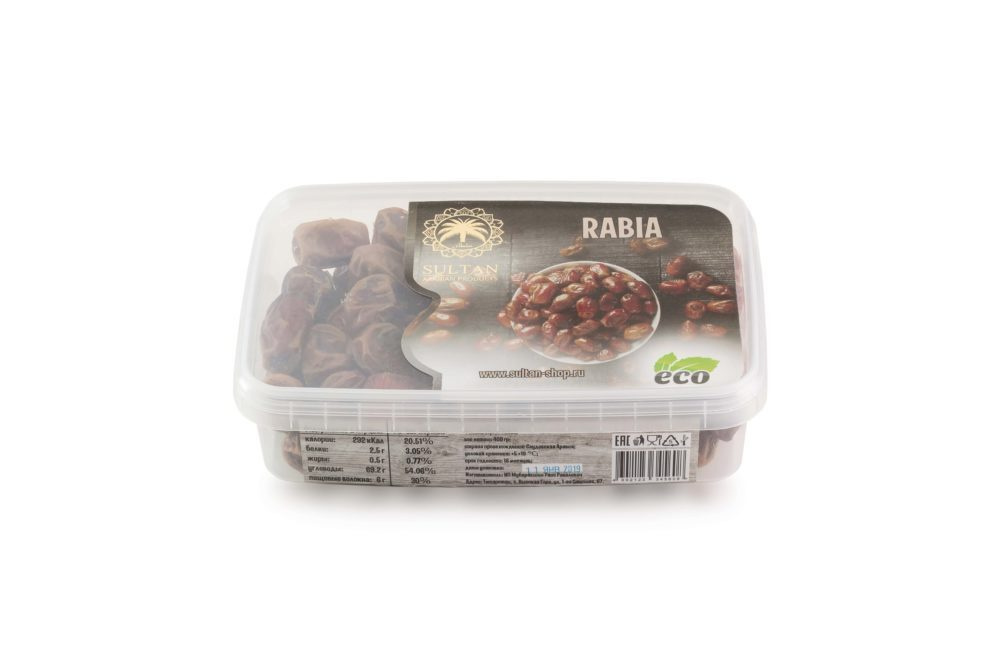 Финики сорта Рабиа 400 гр. SULTAN ARABIAN PRODUCTS Саудовская Аравия ...