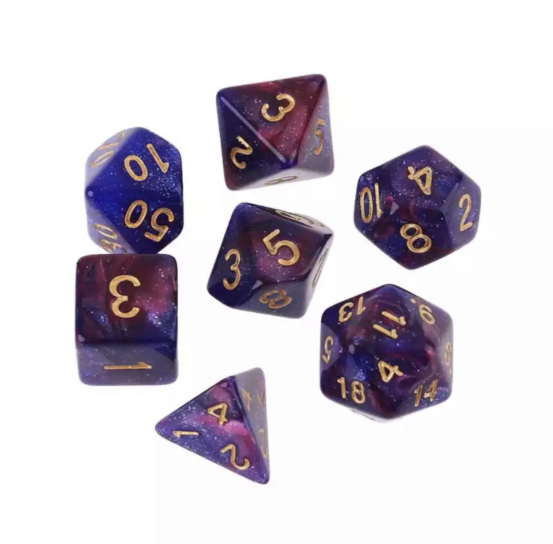 Набор кубиков для DnD (Dungeons and Dragons, ДнД) "Симпл" — купить в ...