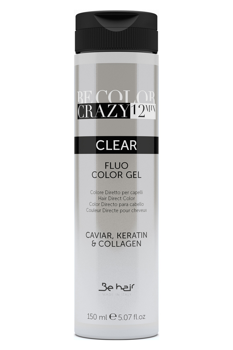 Гелевый краситель прямого действия Be hair BeColor CRAZY 12 min CLEAR ...