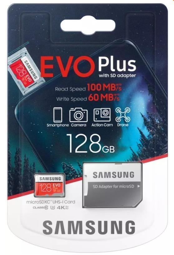 Карта памяти samsung evo plus 128