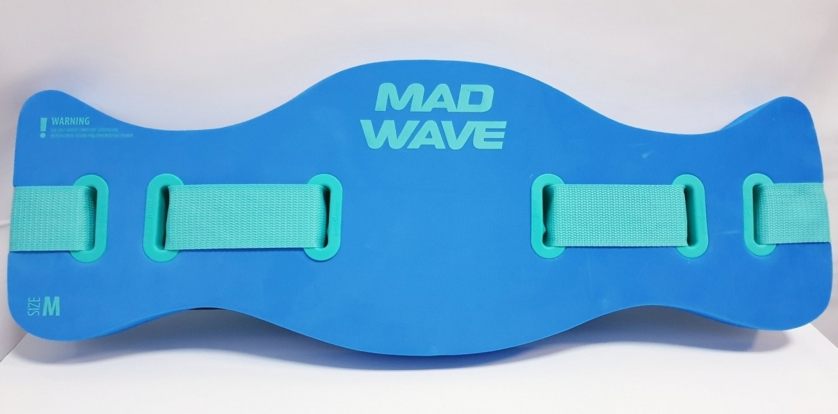 Пояс для плавания AQUABELT Mad Wave синий разм.L до 100кг — купить в ...