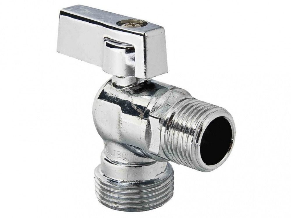 Кран шаровый VALTEC угловой для подключения сантехнических приборов 1/2 ...