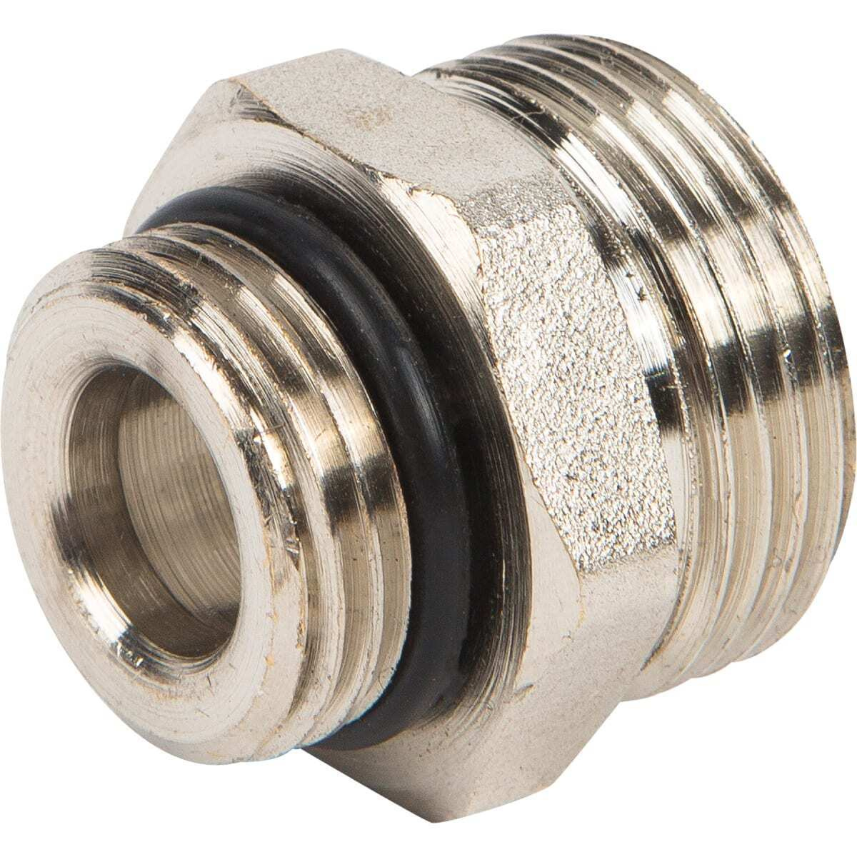 Ниппель переходной 1/2\", евроконус, наружная резьба, никелированная ...