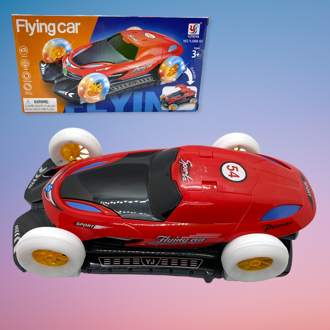 Крутящаяся Машинка- юла (трансформер со светом, звуком, движением ...