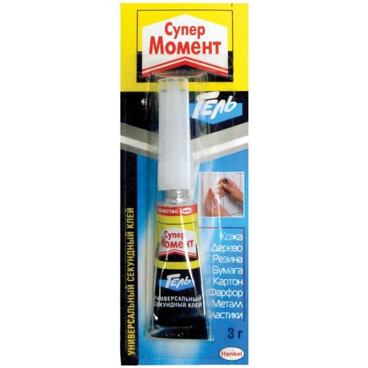 Клей Henkel "Момент-Супер Гель" 3г. (622917) мультикарта — купить в ...