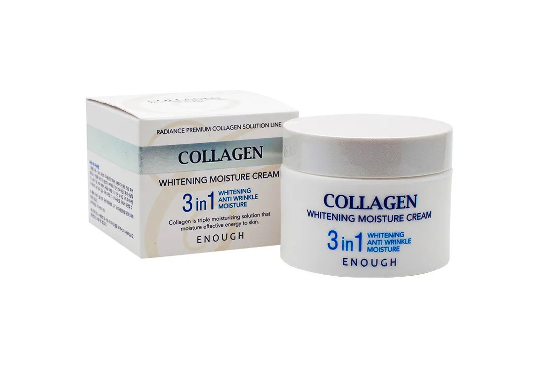 ENOUGH Осветляющий увлажняющий крем Collagen Whitening Moisture Cream ...