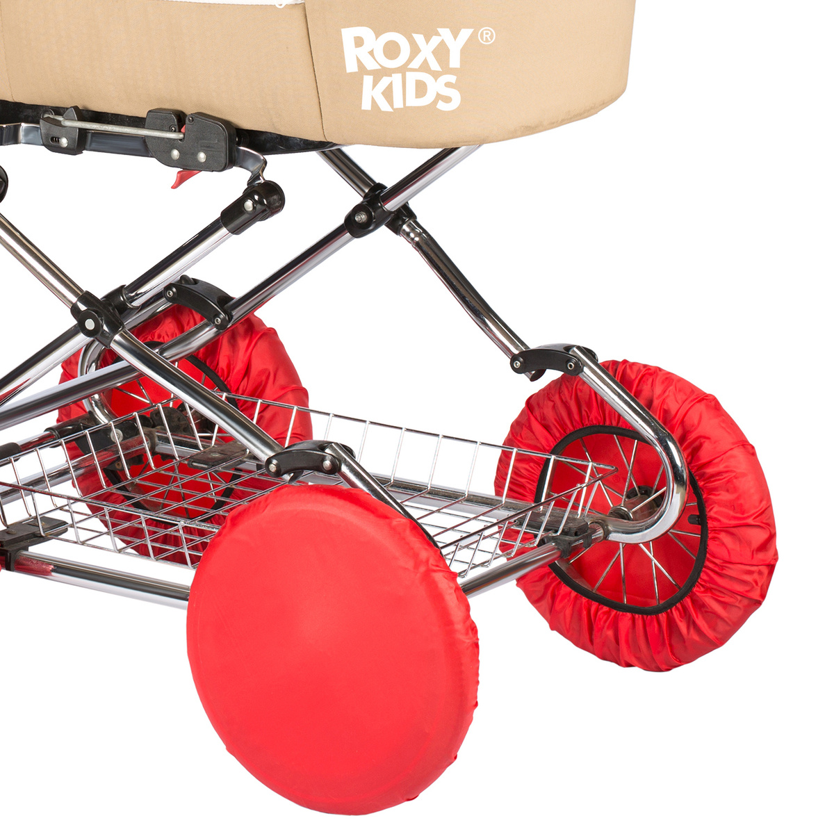 Чехлы на колеса для детской коляски на резинке, грязеотталкивающие, диаметр до 30 см от ROXY-KIDS, 4 #1