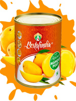 Bestofindia / Пюре манго Альфонсо натуральное Без сахара, 450г. Спонсорские товары