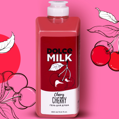 Леди фактор. Dolce Milk гель для душа «черри-леди». Дольче мен гель для душа. Red Cherry Shower Gel.