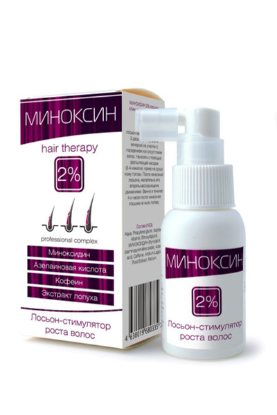 МИНОКСИН 2% Лосьон-стимулятор роста волос 50 мл купить на OZON по ...
