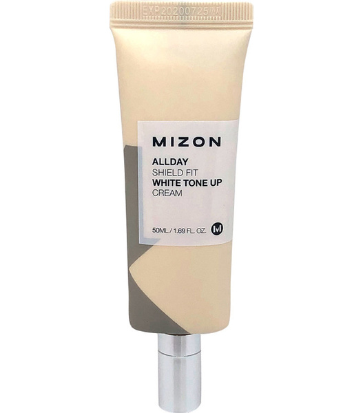 Mizon All Day Shield Fit White Tone Up Cream Дневной защитный крем для ...