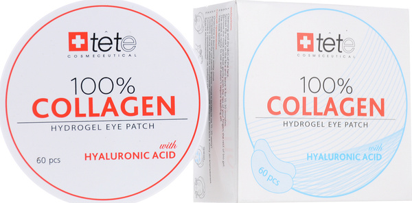 TETe Cosmeceutical 100% Collagen Hydrogel Patch Патчи для глаз с ...