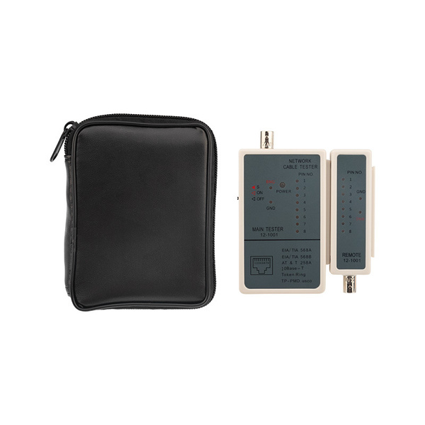 Тестер для кабеля RJ-45+BNC на основе витых пар из ударопрочного ...