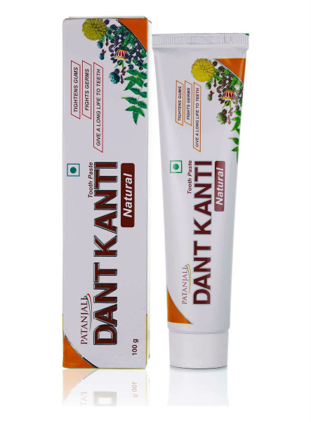Patanjali зубная паста Dant Kanti 100г - купить с доставкой по выгодным ...