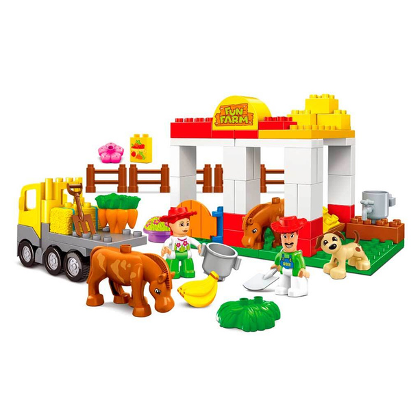 Конструктор Pituso Ферма (61 эл.)/ детский конструктор/ ферма детская ...