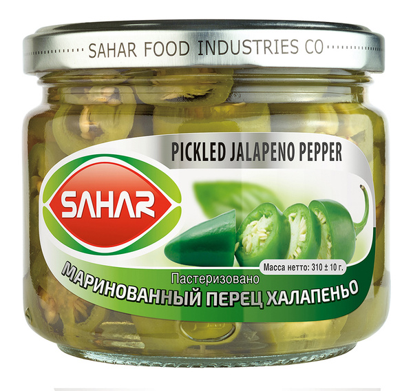 Перец халапеньо маринованный "SAHAR "стекло 310 гр. - купить с ...