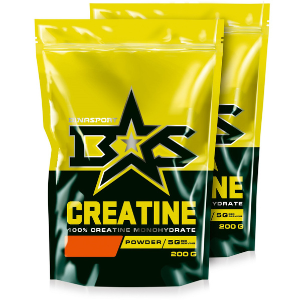 (2 УП х 200ГР) Креатин моногидрат порошок Binasport "Creatine" 400 г с ...