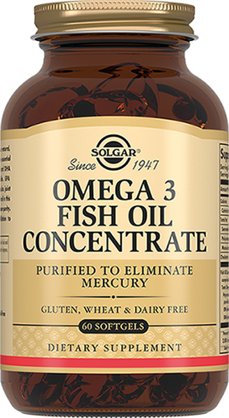 Solgar, Omega 3 Fish Oil Concentrate "Концентрат рыбьего жира Омега-3 ...