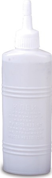 Клей канцелярский силикатный (для бумаги, картона), 120 г, "Евро" 3 ...