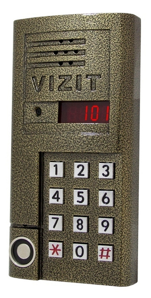 Вызывная панель VIZIT Safe Home Блок вызова домофона VIZIT БВД-SM101T ...