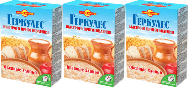 Хлопья Русский Продукт Геркулес овсяные быстрого приготовления 420 г ...