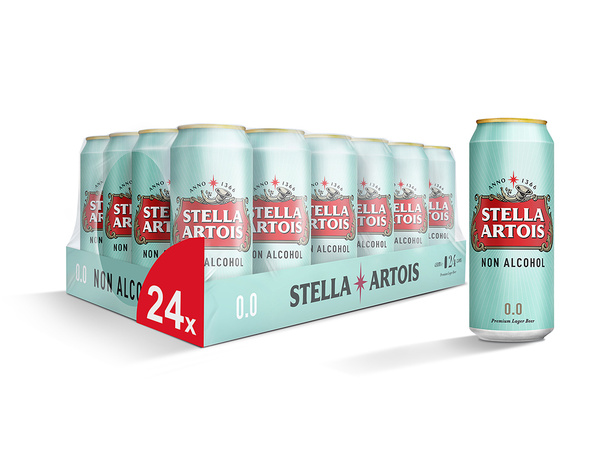 Stella Artois Non Alcohol Пиво Стелла Артуа безалкогольное, светлое ...