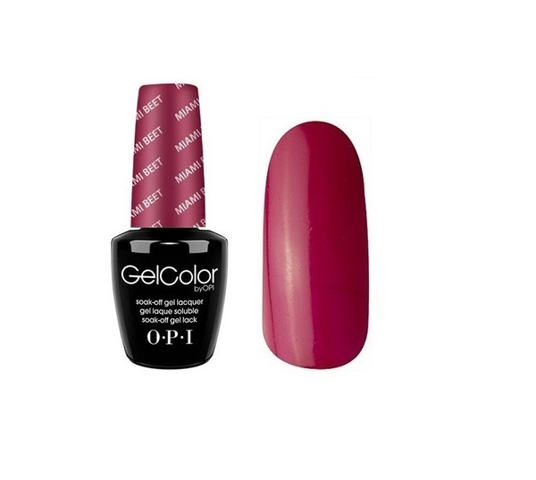 OPI GelColor Гель лак для ногтей нежно-вишневый, плотный, без ...