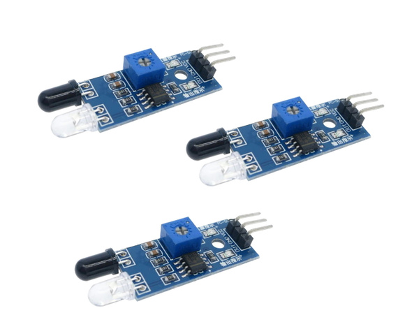 Инфракрасный датчик обнаружения препятствий 3шт - купить с доставкой по ...