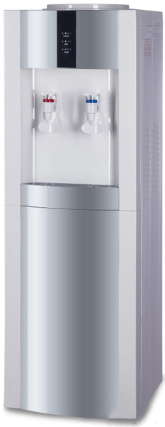 Кулер для воды Ecotronic "Экочип" V21-LE white-silver, серебристый ...