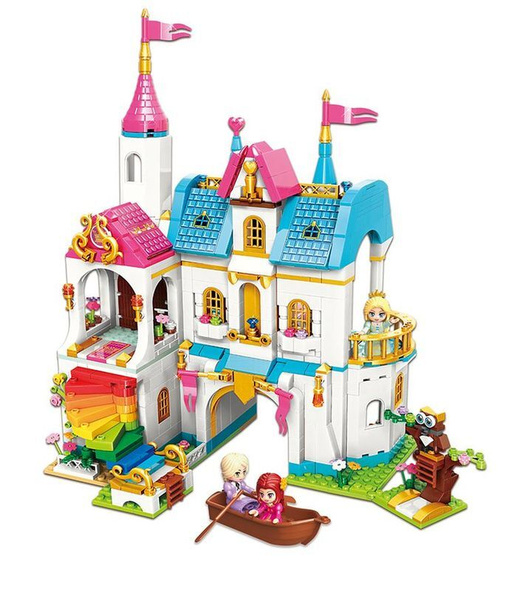 Конструктор Qman Princess Leah Радужный замок C32014 Qman - купить с ...