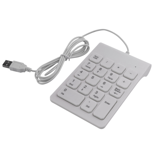 Mini USB Проводная цифровая Numpad 18 Keys Цифровая для бухгалтерского ...