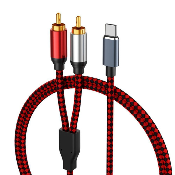 USB Type C 2 RCA o Кабель Type-C (5 м/16 футов) - купить с доставкой по ...