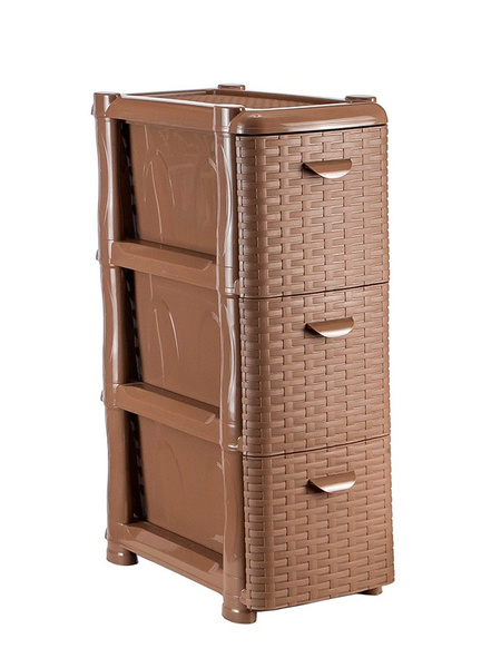 Комод BestHome 28130, 26x50.2x74 см, 3 ящ. купить c доставкой на OZON ...