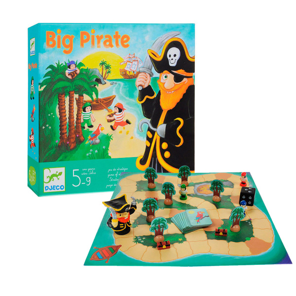 Игра ходилка Djeco Большой пират (08423) - купить с доставкой по ...