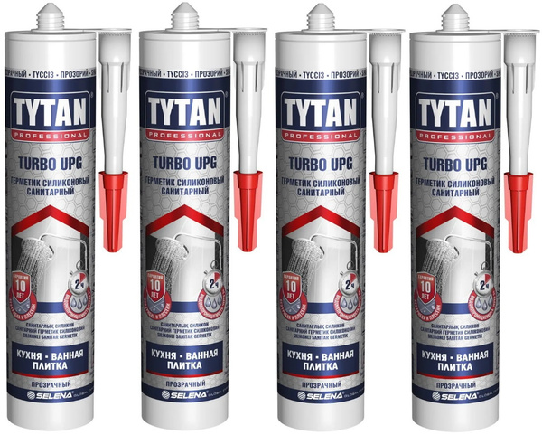 Силиконовый Герметик Tytan Professional, Универсальная, прозрачный ...