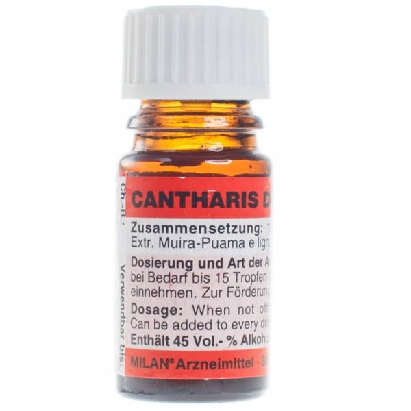 Cantharis D6 (кантаридин) возбуждающие капли для пары (1 фл. 5 мл ...